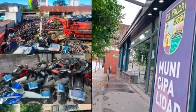La Falda avanza hacia su primera compactación de vehículos retenidos en depósitos municipales
