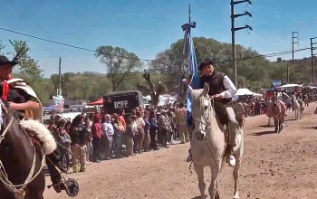 Patronales Villa Giardino 2025: Soria encabezó el desfile de agrupaciones gauchas