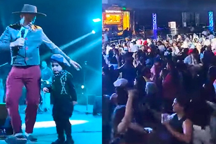 Paquito Ocaño encendió el Anfiteatro de La Falda a pura bailanta