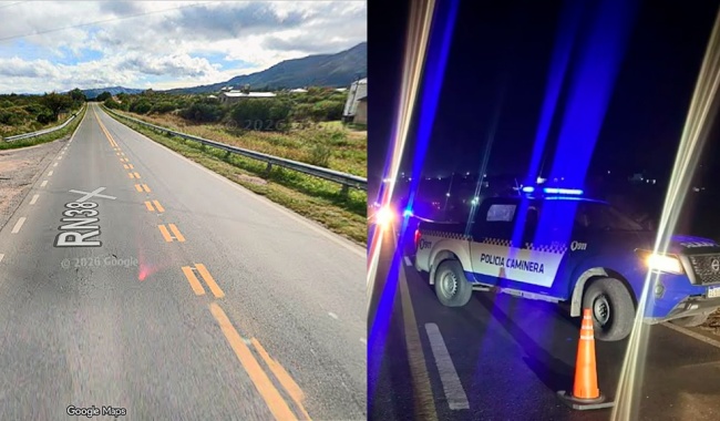 Tragedia en la Ruta 38: murió el motociclista tras el violento choque en Capilla del Monte