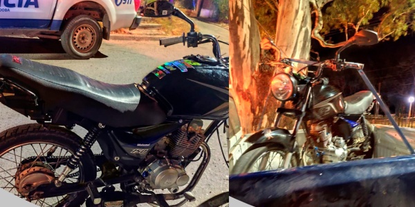 La Falda: Guardia Local secuestró una moto conducida por un menor sin casco