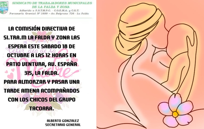 SITRAM: invitación al festejo del Día de la Madre