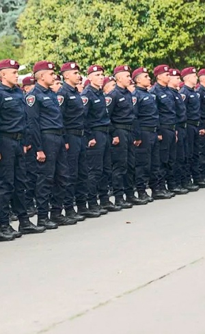 Bendición de uniformes de Aspirantes a Agentes de la Escuela de Suboficiales de Policía