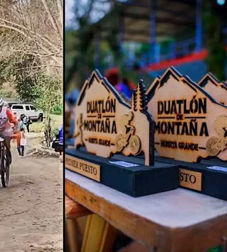 Huerta Grande vivió la primera edición del Duatlón de Montaña