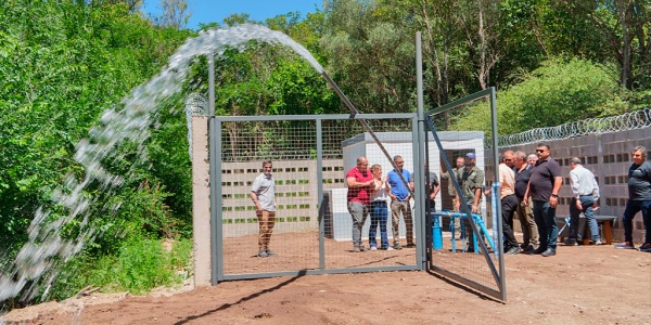 Inauguran obra hídrica en Valle Hermoso para beneficiar a 1.500 usuarios