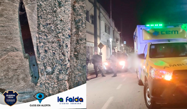 Guardia Local La Falda: un detenido por amenazas con arma blanca a transeúntes