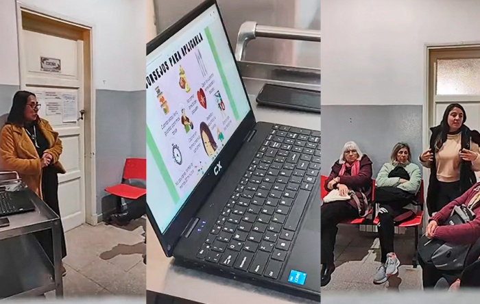 La Falda: se realizó un taller de alimentación consciente en el Hospital Municipal 