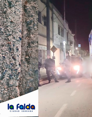 Guardia Local La Falda: un detenido por amenazas con arma blanca a transeúntes