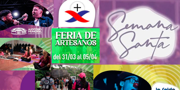 La Falda presenta una variada agenda para vivir la Semana Santa en movimiento