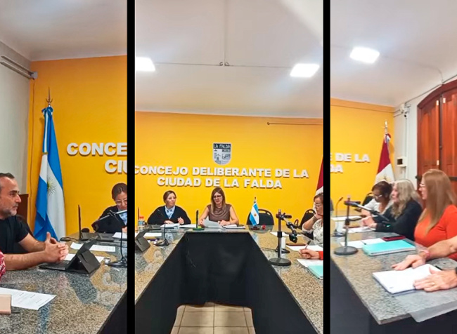 Concejo Deliberante de La Falda: sesión del 11 de marzo