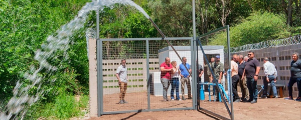 Inauguran obra hídrica en Valle Hermoso para beneficiar a 1.500 usuarios