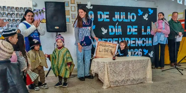 El Jardín Rayito de Sol fue sede de los festejos patrios en Valle Hermoso 