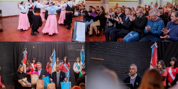 La Falda conmemoró el Día de la Independencia con un emotivo acto a cargo del IPEM 142