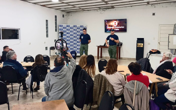 Bomberos Voluntarios de La Falda brindaron charla sobre la prevención del monóxido de carbono