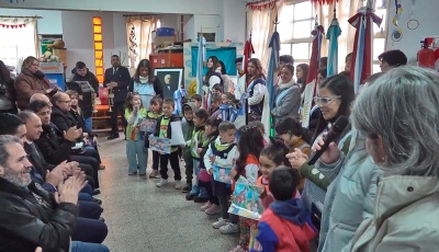 Jardín Maternal Rayito de Sol homenajeó al Gral San Martin