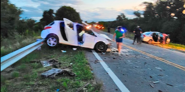 Accidente en La Cumbre: fuerte colisión frontal a la altura de El Pinar