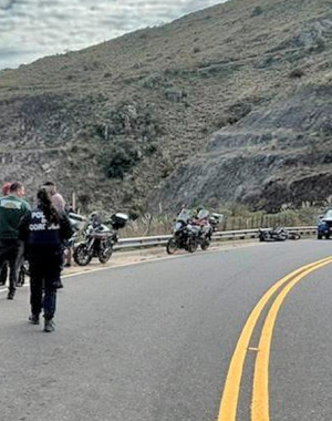 Valle Hermoso: turista santafesino falleció tras chocar su moto en el Camino del Cuadrado 