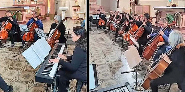Huerta Grande vibró al compás del Ensamble de Violonchelos en una tarde única