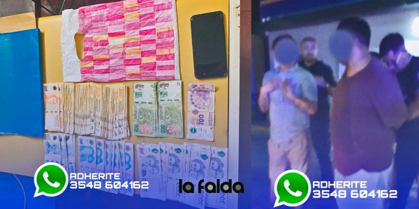 Detuvieron a dos sujetos de Córdoba capital tras sustraer dinero