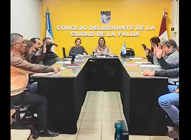 El Concejo faldense aprobó un fondo de 80 millones de pesos para pagar el aguinaldo 