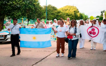 Valle Hermoso se vistió de blanco para la cumbre Paz y Vida 2026