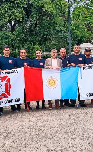 Córdoba envía el cuarto contingente de brigadistas a los incendios de la Patagonia