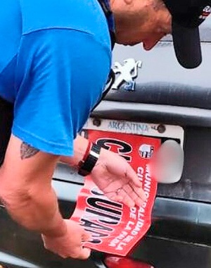 Conductor alcoholizado se resistió al control y secuestraron el vehículo