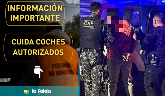 Cuidacoches en La Falda: el municipio aclaró cómo funciona el servicio tras una detención 