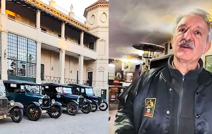 El Tin Lizzie copó el Hotel Edén: los Ford T recorre los caminos de Punilla