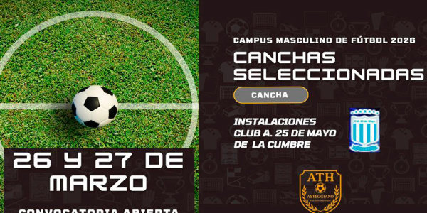 Talentos futbolísticos de Punilla hacia equipos europeos