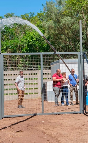 Inauguran obra hídrica en Valle Hermoso para beneficiar a 1.500 usuarios