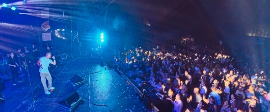 Bailazo con la Pepa Brizuela en el gigante de La Falda