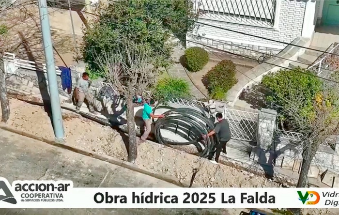 Accion-ar Cooperativa: realizó importante obra hídrica en barrio Centro