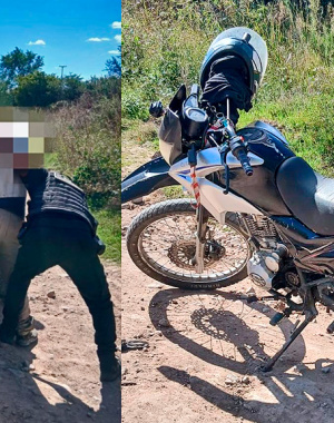 La Cumbre: detuvieron a dos jóvenes que circulaban en una moto robada en La Falda