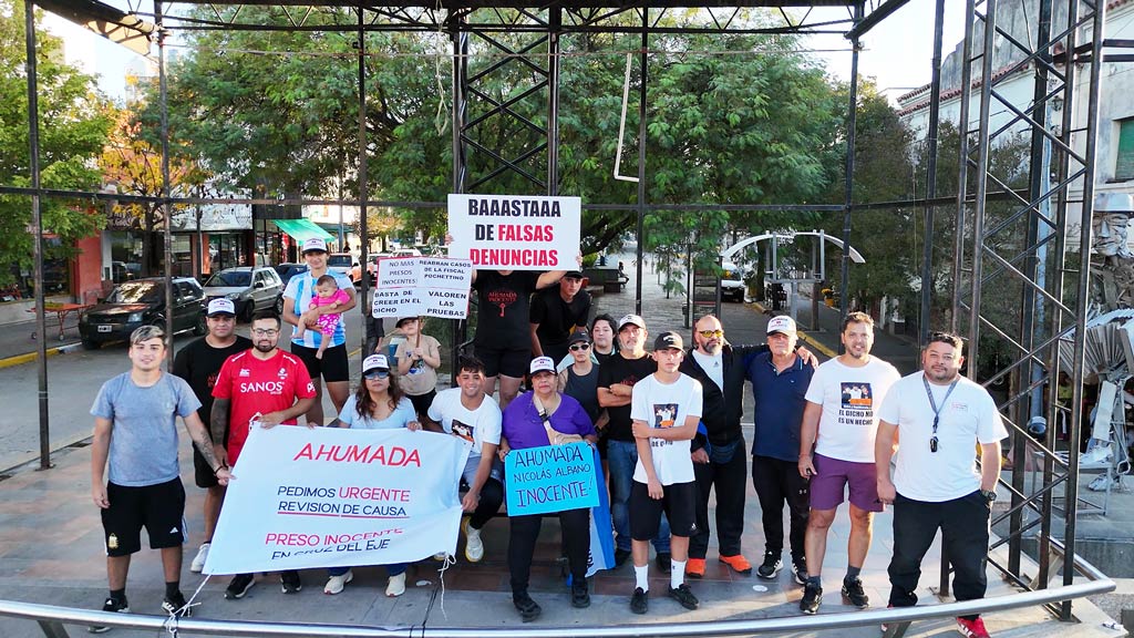 Peregrinación contra las denuncias falsas y el sistema judicial de Punilla