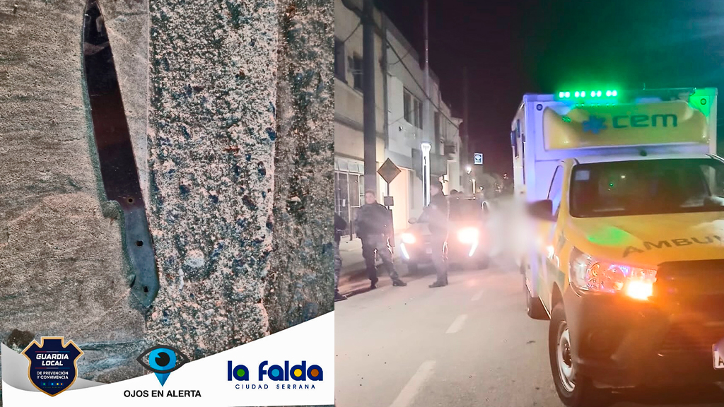 Guardia Local La Falda: un detenido por amenazas con arma blanca a transeúntes