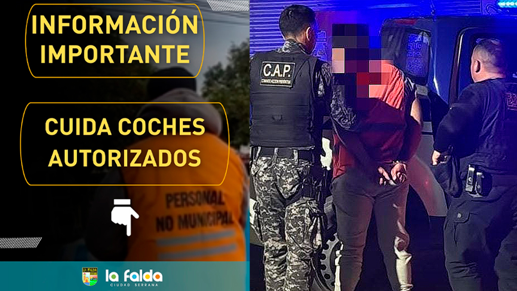 Cuidacoches en La Falda: el municipio aclaró cómo funciona el servicio tras una detención 