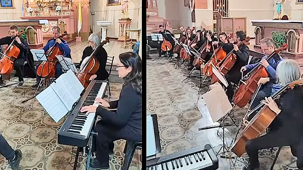 Huerta Grande vibró al compás del Ensamble de Violonchelos en una tarde única