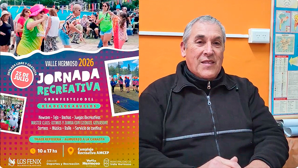 Valle Hermoso celebra el Día de los Abuelos con una gran jornada recreativa 