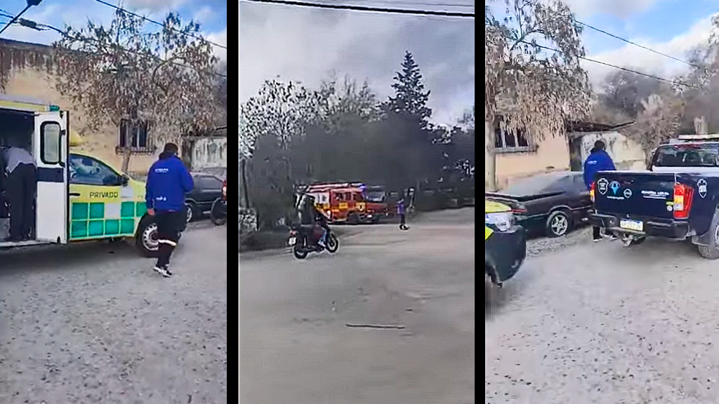 La Falda: un herido tras un choque de motos con fuga en el límite con Huerta Grande