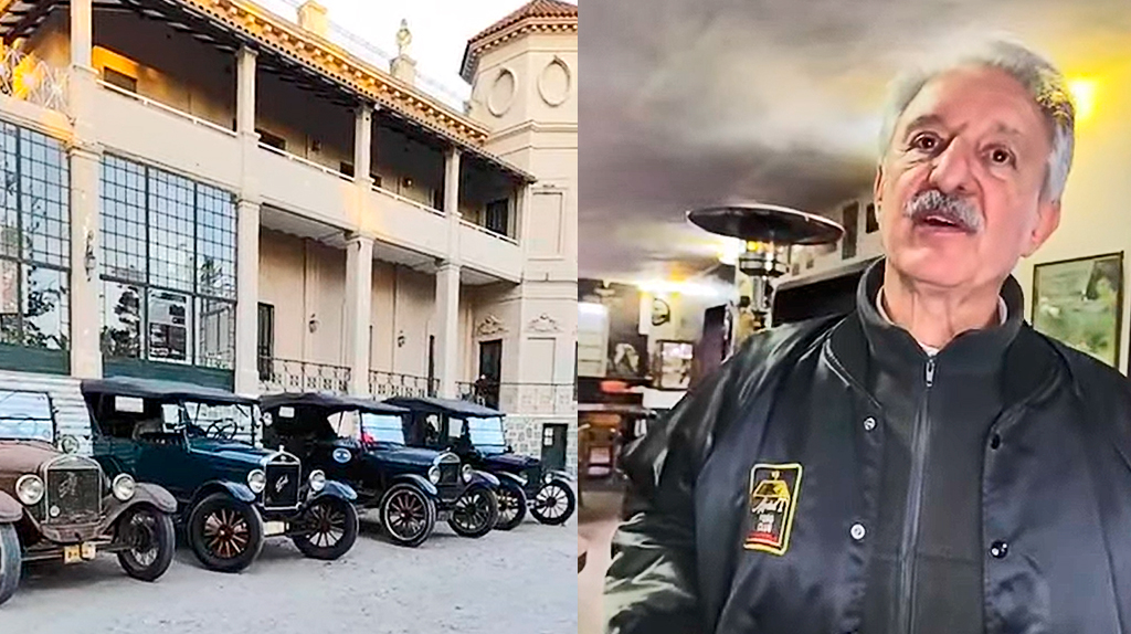 El Tin Lizzie copó el Hotel Edén: los Ford T recorre los caminos de Punilla