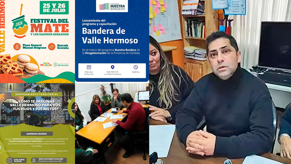 Valle Hermoso proyecta su agenda de infraestructura, inclusión y turismo