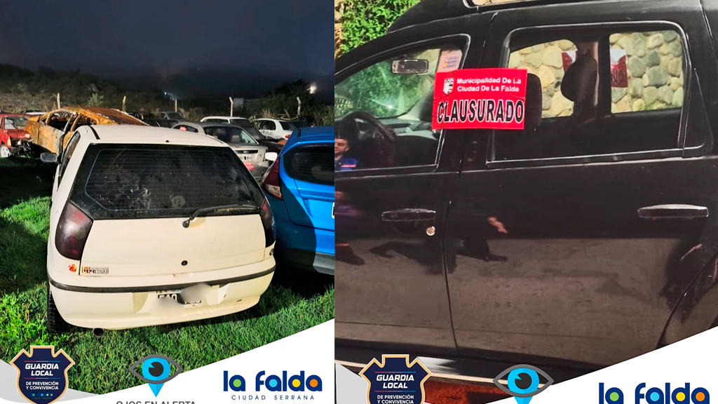 La Falda: tras una madrugada de intensos controles retuvieron varios vehículos 