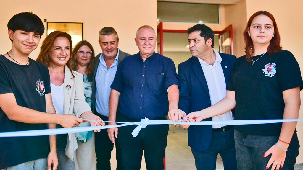 Valle Hermoso: el municipio y la provincia fortalecen la infraestructura del IPEM 335