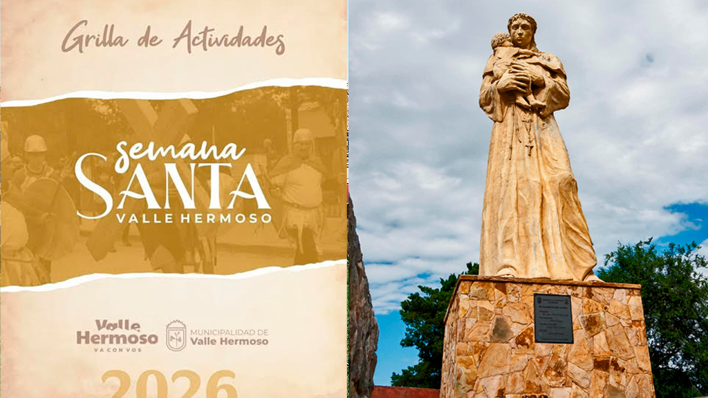 Valle Hermoso invita a vivir una Semana Santa entre sabores típicos y circuitos naturales