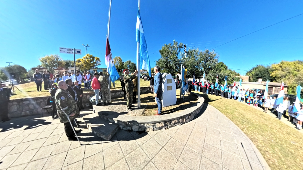 La Falda: acto en conmemoración a los 43 años de la Guerra de Malvinas