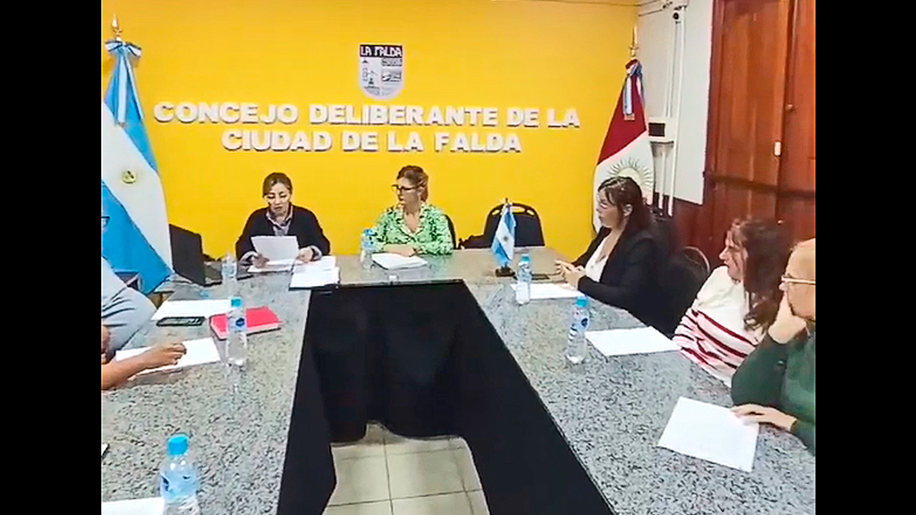 Concejo Deliberante La Falda: sesión del 26 de marzo de 2025