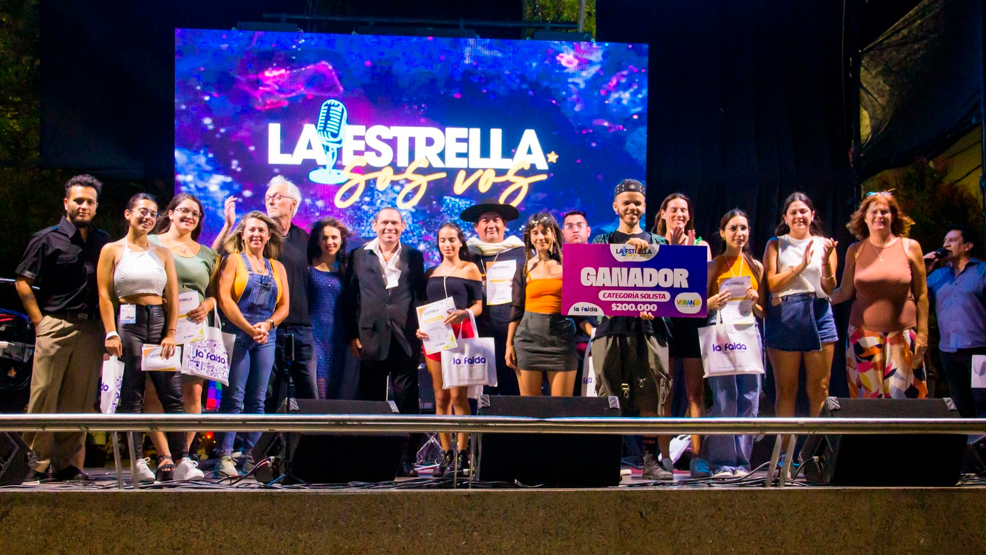 Expi ganó el certamen de solista en La estrella sos vos