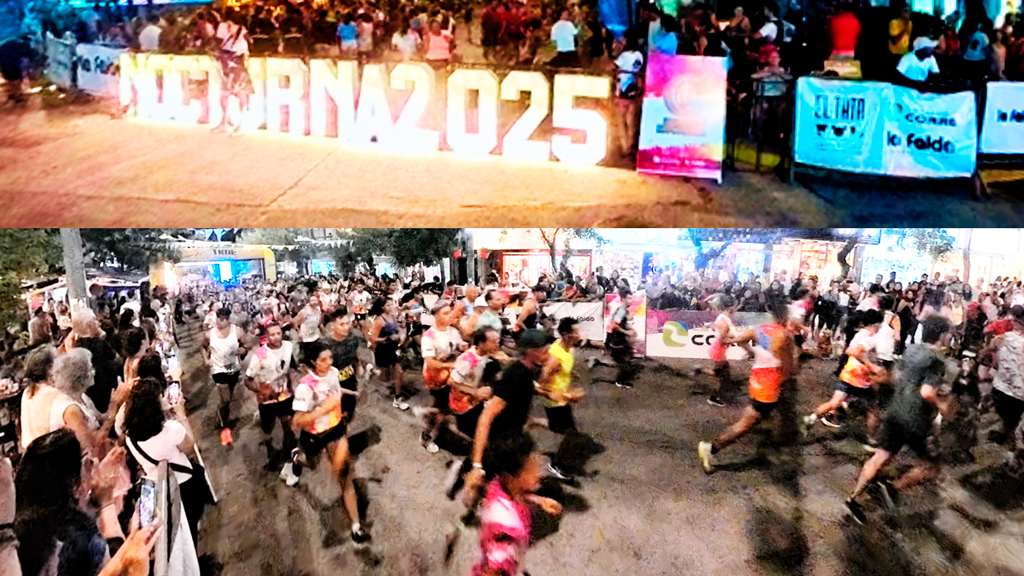  Más de 750 corredores disfrutaron de la Maratón Nocturna La Falda 2025 