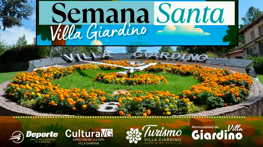 Giardino: anuncios de turismo, cultura y fiestas patronales.